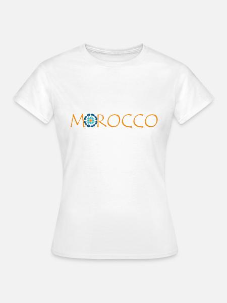 morocco zellige carrelage marocain Maghreb - Frauen T-Shirt - Weiß