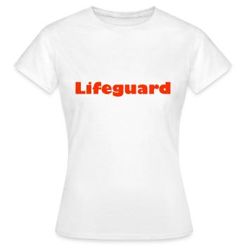 Lifeguard - Frauen T-Shirt - Weiß - Vorne - AI Model Female 172 dark (172cm)