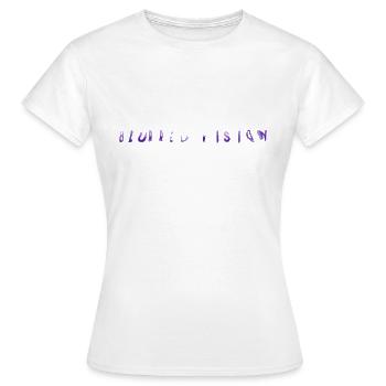 blurred vision - Women's T-Shirt - white - Front - AI Model Female 172 dark (172cm)