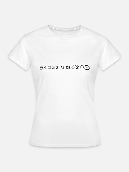Mittelpunkt der Insel - Frauen T-Shirt - Weiß