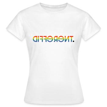 différent - T-shirt Femme - blanc - Devant - AI Model Female 172 dark (172cm)
