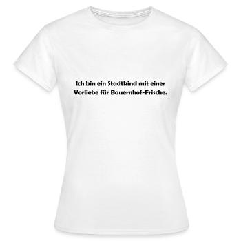Bauernhof frische - Frauen T-Shirt - Weiß - Vorne - AI Model Female 172 dark (172cm)