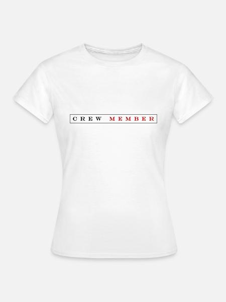 Crew Mitglied - Frauen T-Shirt - Weiß
