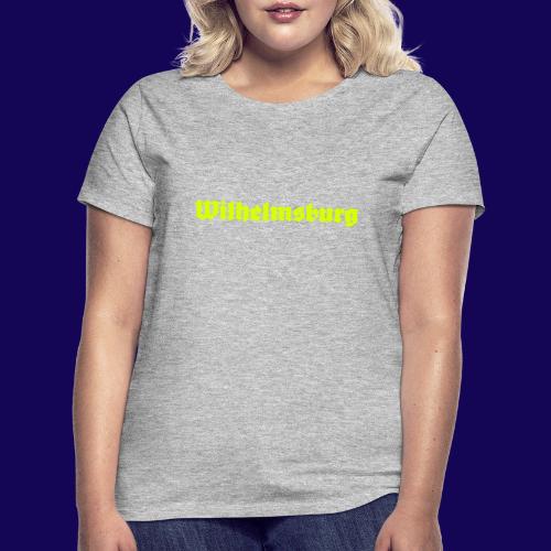 Wilhelmsburg Fraktur-Typo: Die Hamburger Elbinsel! - Frauen T-Shirt