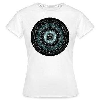 Mandala Ethno Style - Frauen T-Shirt - Weiß - Vorne - AI Model Female 172 dark (172cm)