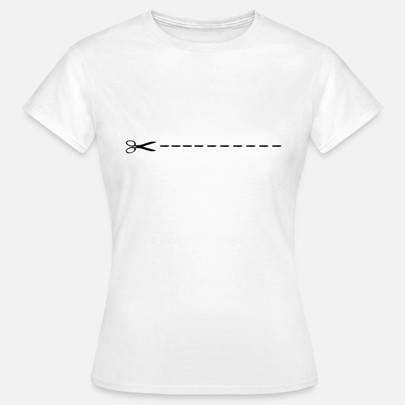 Scissors - Women's T-Shirt - white