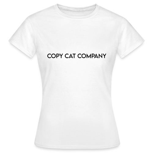 Coppy Cat Company Schriftzug 2 - Frauen T-Shirt