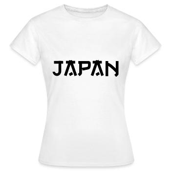 Japan - Women's T-Shirt - white - Front - AI Model Female 172 dark (172cm)