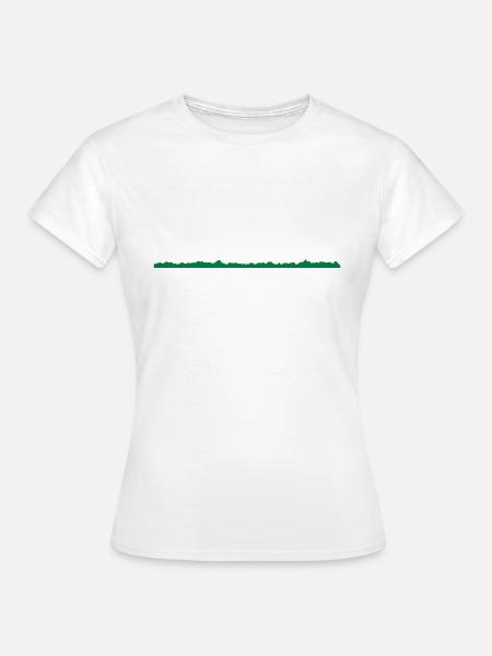 skyline - Frauen T-Shirt - Weiß