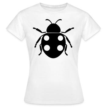Ladybug - Women's T-Shirt - white - Front - AI Model Female 172 dark (172cm)