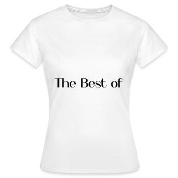 The Best of. Best of. Best. Best.Christmas. Geek - Women's T-Shirt - white - Front - AI Model Female 172 dark (172cm)