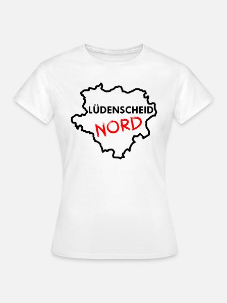 Lüdenscheid Nord - Dortmund - Ruhrpott - Fußball - Frauen T-Shirt - Weiß