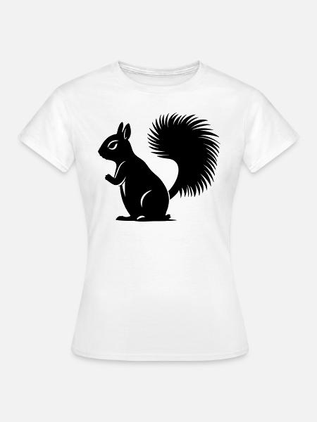 écureuil - T-shirt Femme - blanc