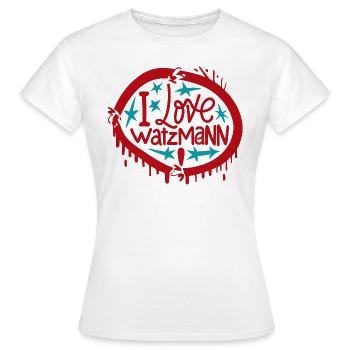 Watzmann Souvenirs Andenken Magneten Tassen - Frauen T-Shirt - Weiß - Vorne - AI Model Female 172 dark (172cm)