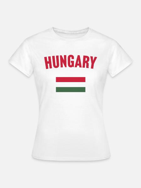 Ungarn Flagge - Frauen T-Shirt - Weiß