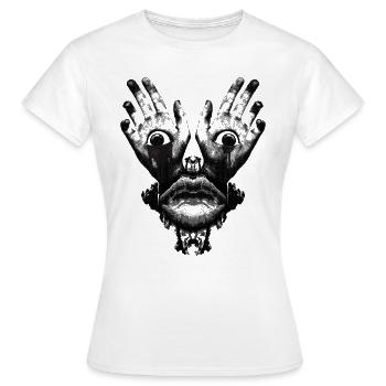 Acid Mystical - Women's T-Shirt - white - Front - AI Model Female 172 dark (172cm)