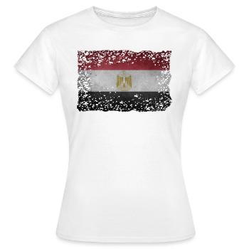 Égypte - T-shirt Femme - blanc - Devant - AI Model Female 172 dark (172cm)