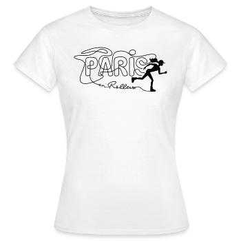 schwarze Rollen Frau schwarz - Frauen T-Shirt - Weiß - Vorne - AI Model Female 172 dark (172cm)