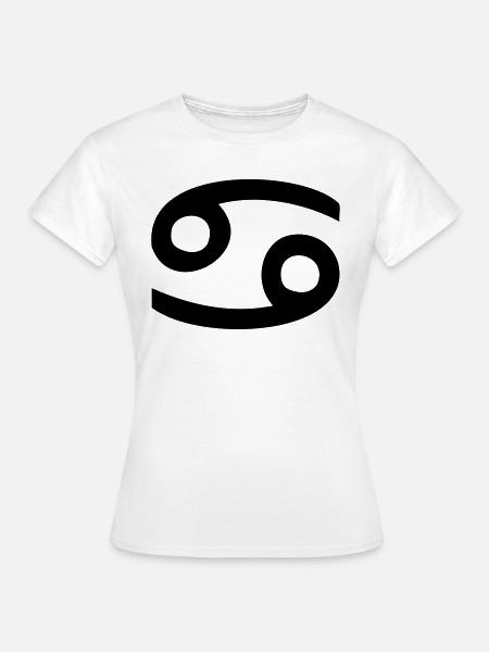 Sternzeichen Krebs - Frauen T-Shirt - Weiß