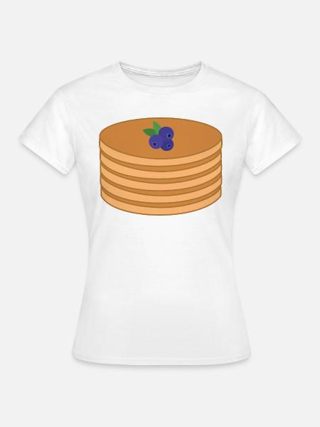 Pfannkuchen - Frauen T-Shirt - Weiß