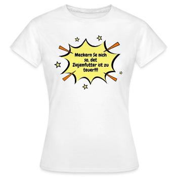 Berlin Meckern Se nich so! - Frauen T-Shirt - Weiß - Vorne - AI Model Female 172 dark (172cm)