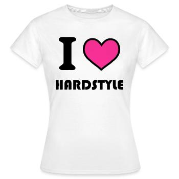 hardstyle - T-shirt Femme - blanc - Devant - AI Model Female 172 dark (172cm)