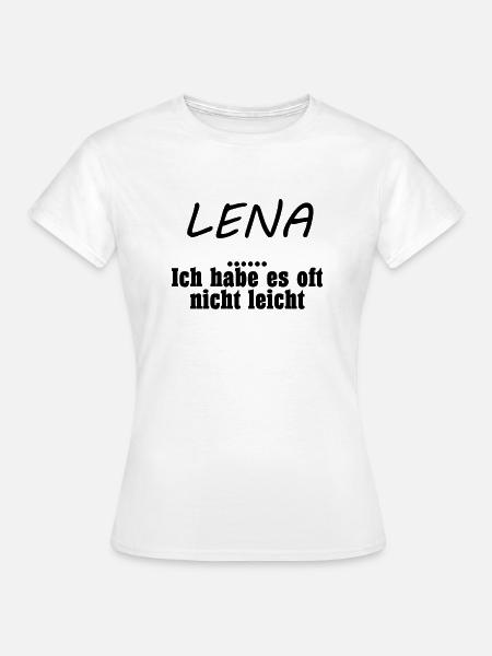 Lena - Frauen T-Shirt - Weiß