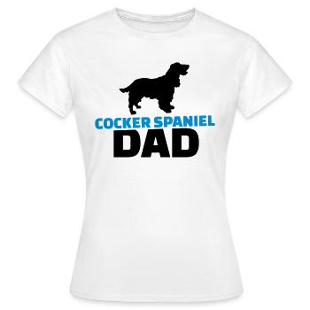 Cocker Spaniel - Frauen T-Shirt - Weiß - Vorne - AI Model Female 172 dark (172cm)