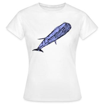 whale - Frauen T-Shirt - Weiß - Vorne - AI Model Female 172 dark (172cm)