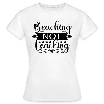 Échouer sans enseigner - T-shirt Femme - blanc - Devant - AI Model Female 172 dark (172cm)
