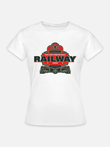 international railway union - Frauen T-Shirt - Weiß