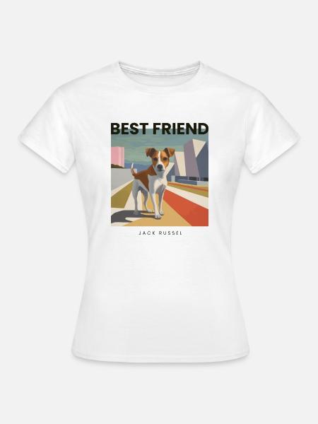 Bester Freund Jack Russel - Frauen T-Shirt - Weiß
