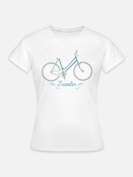 Fahrrad - Frauen T-Shirt - Weiß
