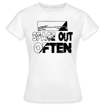 physics christmas birthday present present idea - Women's T-Shirt - white - Front - AI Model Female 172 dark (172cm)