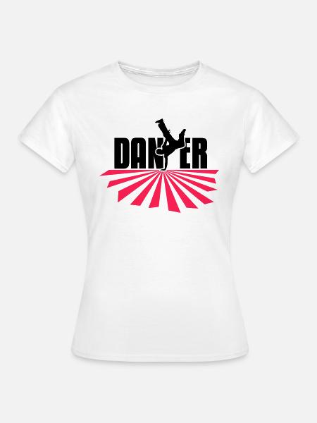 dancer - Dame-T-shirt - hvid