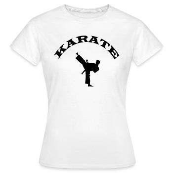 karate - Frauen T-Shirt - Weiß - Vorne - AI Model Female 172 dark (172cm)