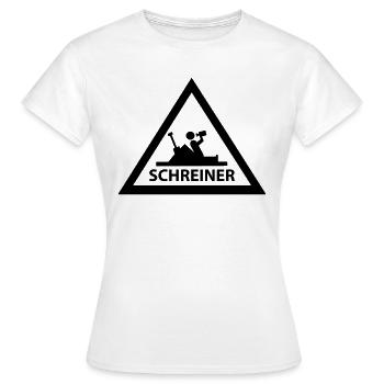 schreiner - Frauen T-Shirt - Weiß - Vorne - AI Model Female 172 dark (172cm)