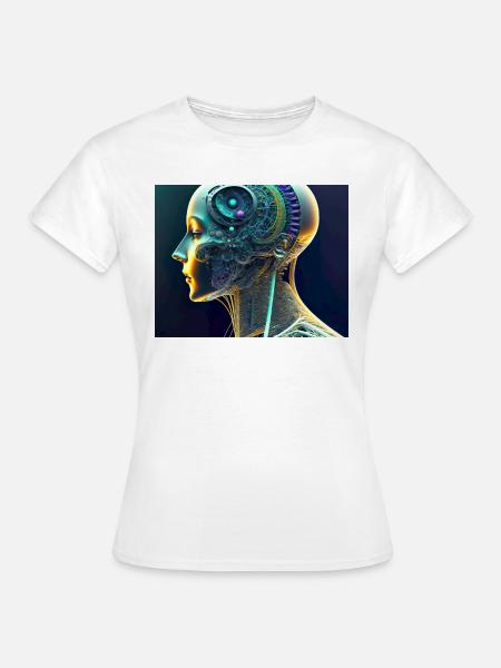 Mechanisches Gehirn - Frauen T-Shirt - Weiß