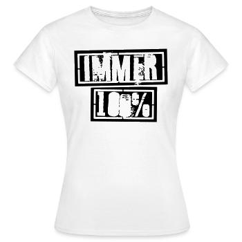 ALWAYS 100% - Women's T-Shirt - white - Front - AI Model Female 172 dark (172cm)