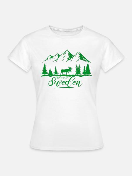 Schweden Schweden Viking Norden Skandinavien Mittsommer - Frauen T-Shirt - Weiß