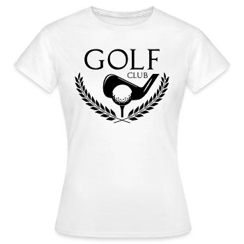 Golf club - Women's T-Shirt - white - Front - AI Model Female 172 dark (172cm)