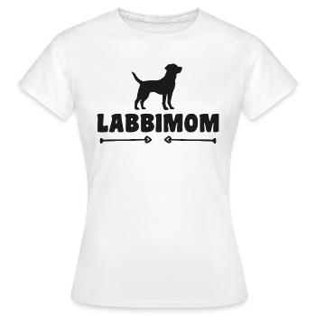 Labrador - T-shirt Femme - blanc - Devant - AI Model Female 172 dark (172cm)
