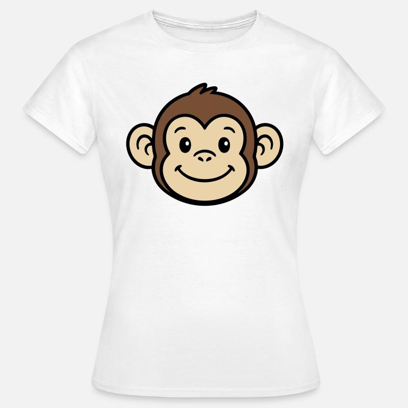 Monkey Face - Women's T-Shirt - white