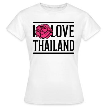 i love thailand - Frauen T-Shirt - Weiß - Vorne - AI Model Female 172 dark (172cm)