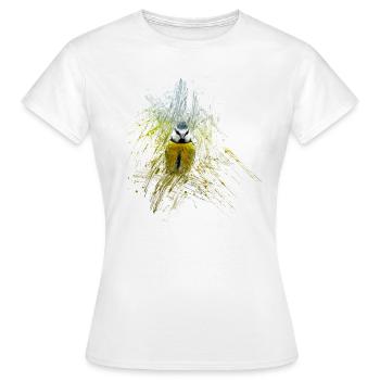 bird - Women's T-Shirt - white - Front - AI Model Female 172 dark (172cm)