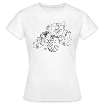 Schlepper 936 - Frauen T-Shirt - Weiß - Vorne - AI Model Female 172 dark (172cm)