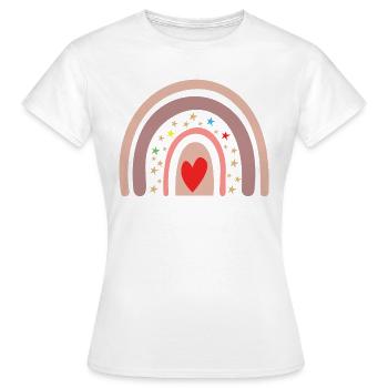 Rainbow - Women's T-Shirt - white - Front - AI Model Female 172 dark (172cm)