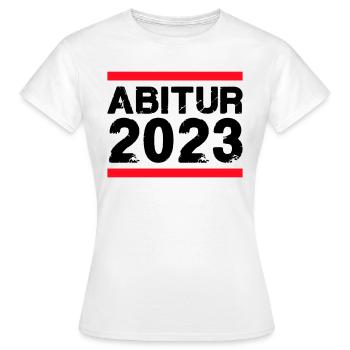 High school graduation 2023 - Women's T-Shirt - white - Front - AI Model Female 172 dark (172cm)