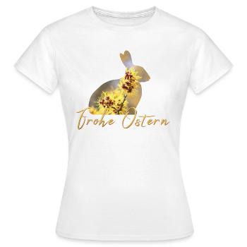 joyeuses Pâques - T-shirt Femme - blanc - Devant - AI Model Female 172 dark (172cm)