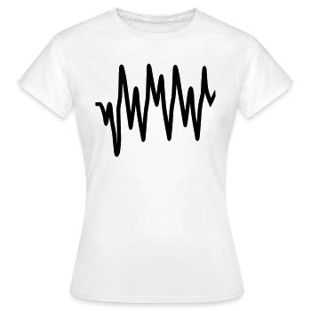 Heartbeat - Women's T-Shirt - white - Front - AI Model Female 172 dark (172cm)